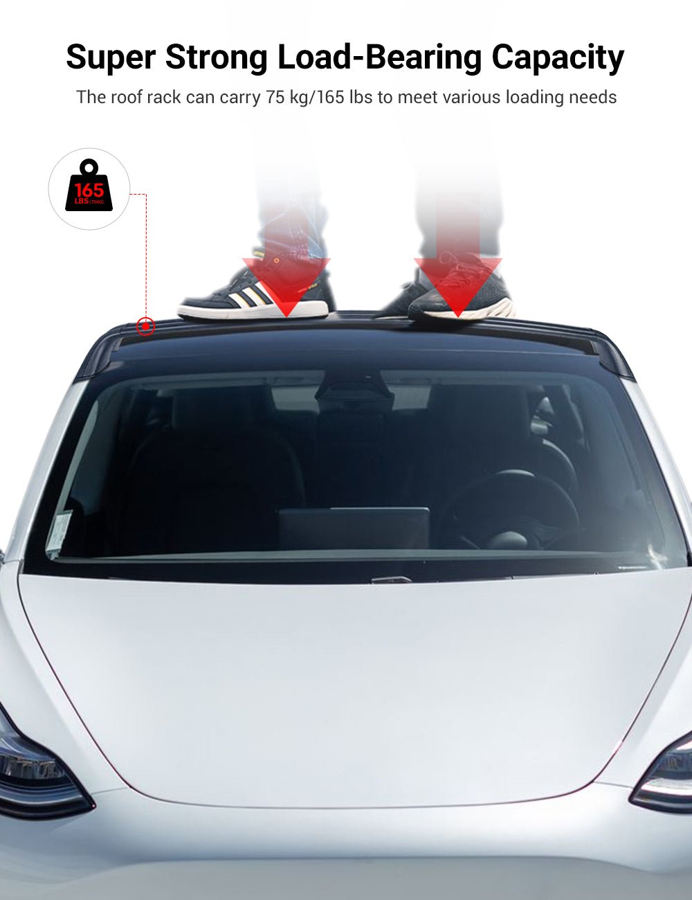 TESERY Roof Rack for Tesla Model 3 Highland / Model Y (Set of 2) Tesery Official Store