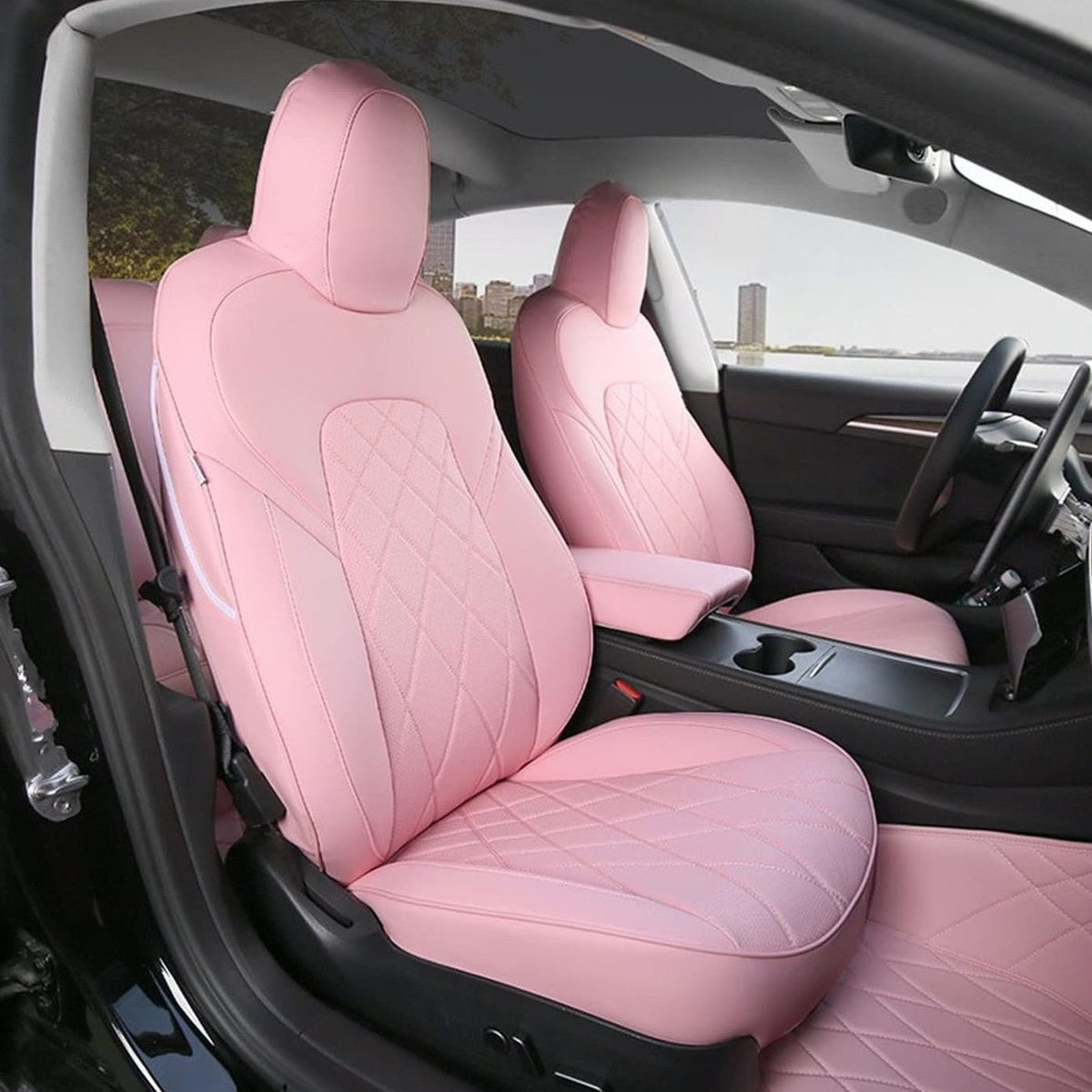 TESERY Seat Covers for Tesla Model 3 Highland / Model Y Tesery Official Store