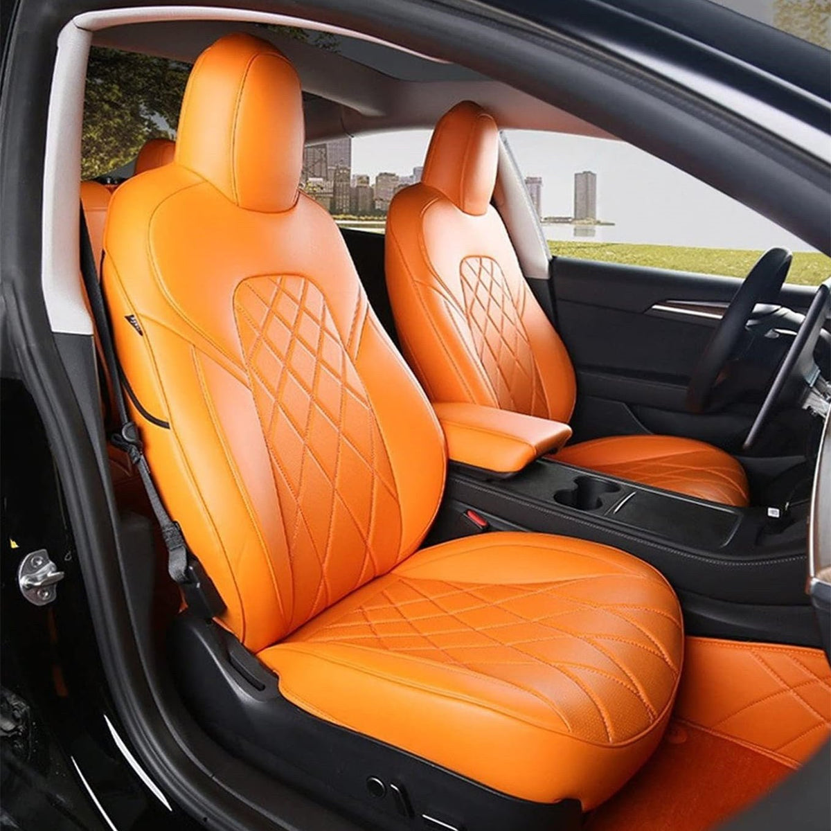 TESERY Seat Covers for Tesla Model 3 Highland / Model Y Tesery Official Store