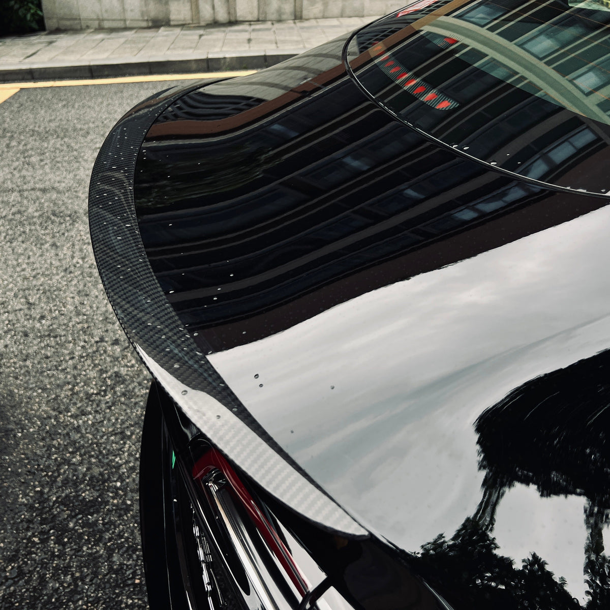TESERY Spoiler Performance Style for Model Y / Model 3 Highland - Dry Carbon Fiber Exterior Mods Tesery Official Store