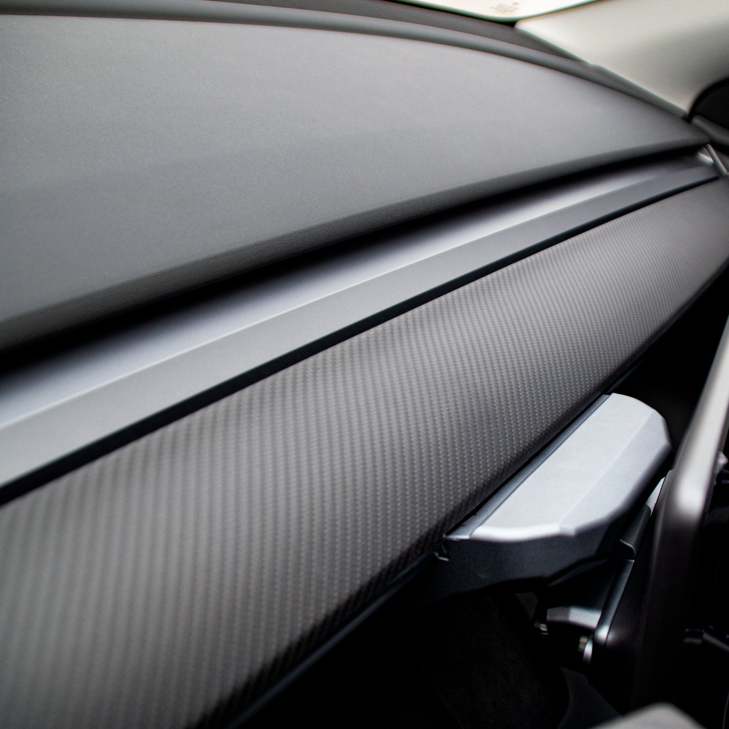 TESERY Tesla Model 3 / Y Dashboard Cover - Dry Carbon Fiber Interior Mods Tesery Official Store