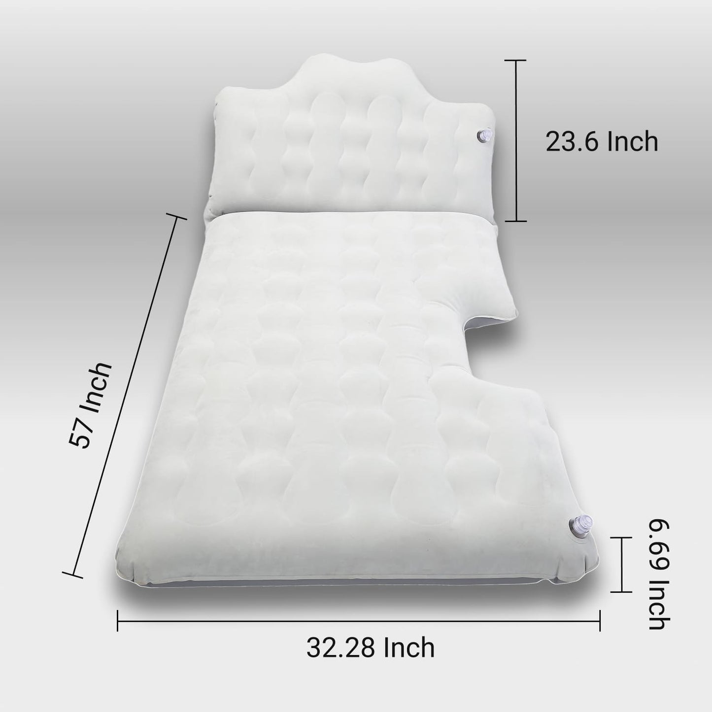 Tesla Cybertruck Inflatable Rear Seat Camping Air Mattress CyberGearco