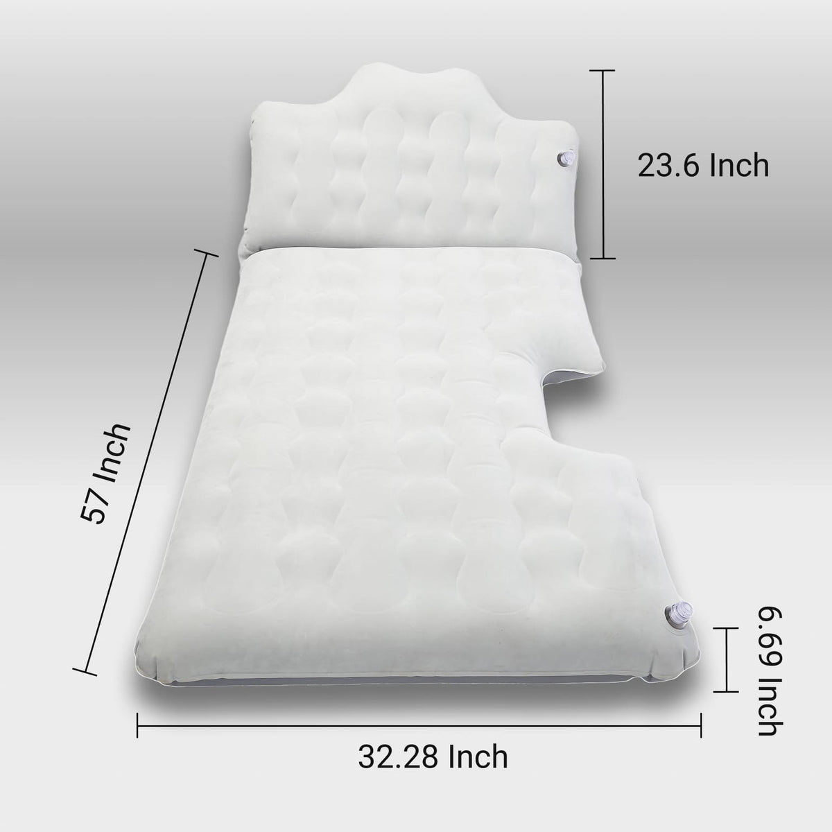 Tesla Cybertruck Inflatable Rear Seat Camping Air Mattress CyberGearco