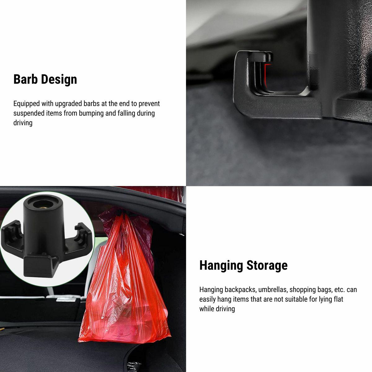 Trunk Hook Grocery Bag Hook for Tesla Model 3 Tesery Official Store