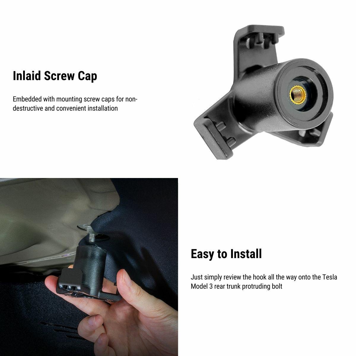 Trunk Hook Grocery Bag Hook for Tesla Model 3 Tesery Official Store
