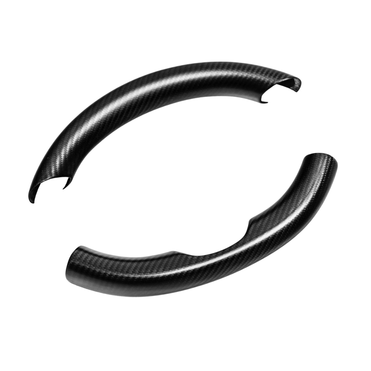 Upper / Lower Cover Steering Wheel Accessories for Tesla Model 3 / Y  -  Carbon Fiber Interior Mods Tesery Official Store