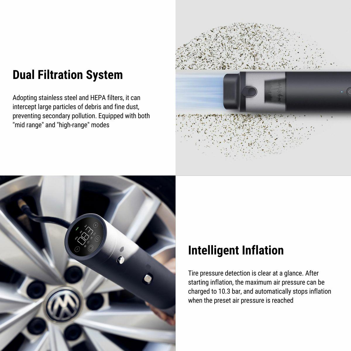 Vacuum Cleaner Inflator Two in One for Tesla Tesery Official Store