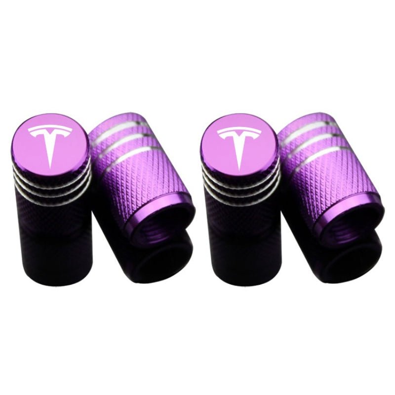 Valve Stem Caps 4 Pack Fit Suitable for Tesla 3/Y/S/X 2017-ON Tesery Official Store