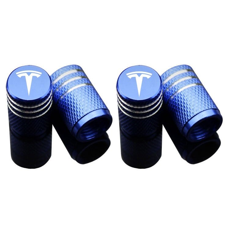 Valve Stem Caps 4 Pack Fit Suitable for Tesla 3/Y/S/X 2017-ON Tesery Official Store