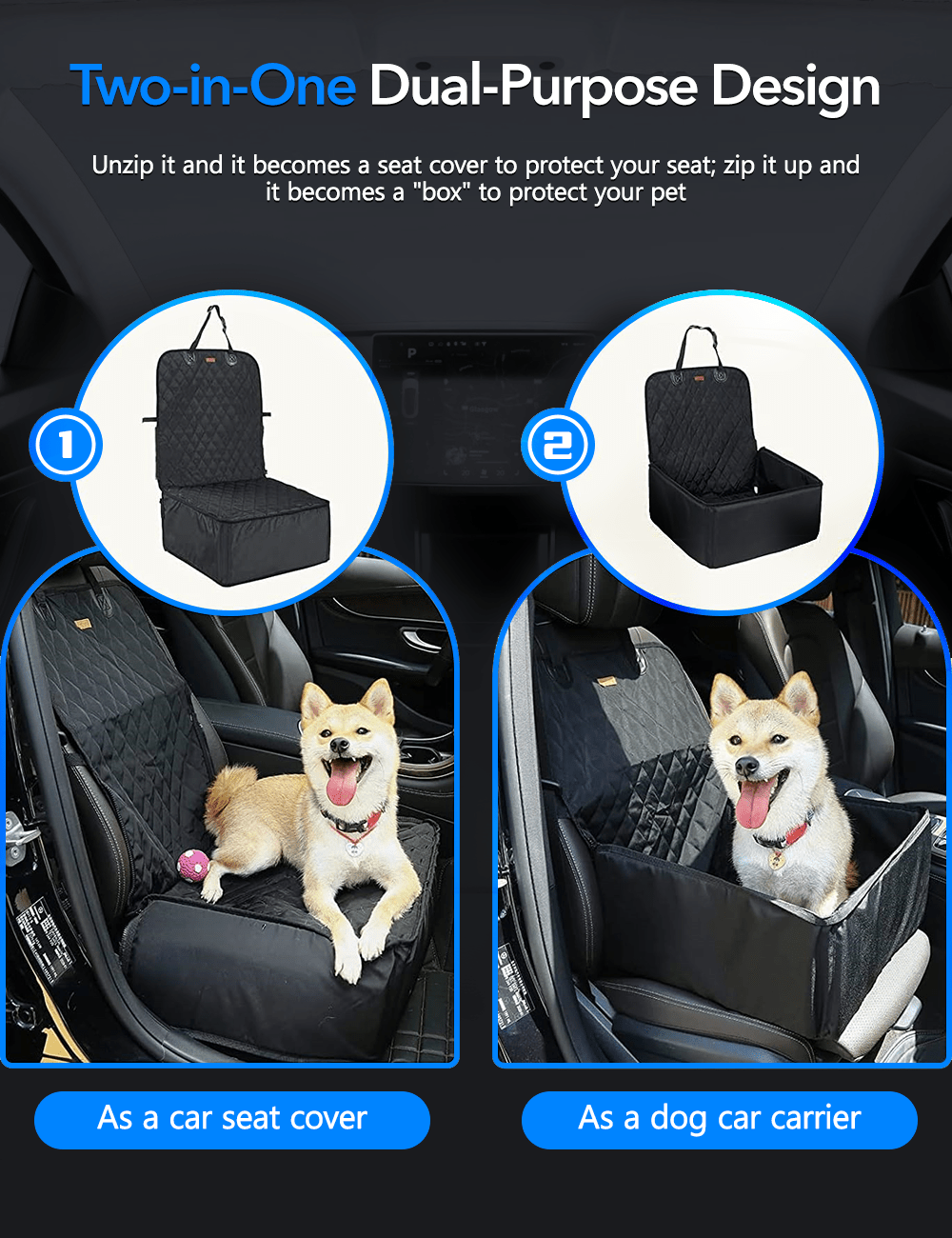 Waterproof Car Dog Seat Cover for Tesla Model Y/3/S/X/Cybertruck Tesery Official Store